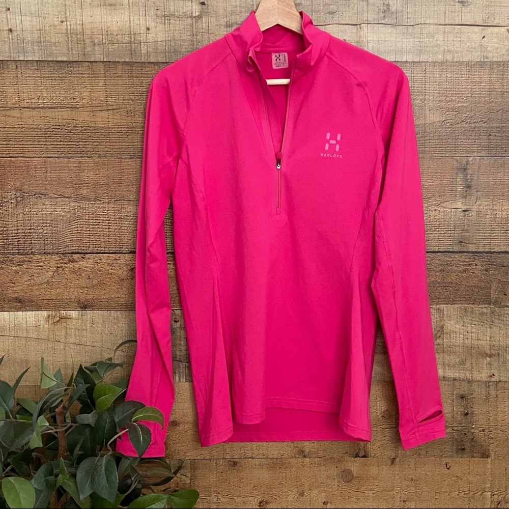 Quarter Zip Athletic Pullover Long Sleeve by Haglofs (SWEDEN)